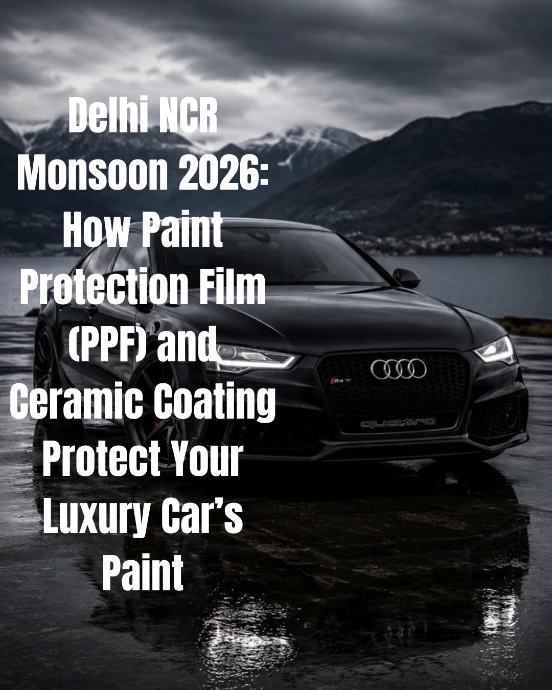 Delhi NCR Monsoon 2026: How Paint Protection Film (PPF) and Ceramic Coating Protect Your Luxury Car’s Paint
